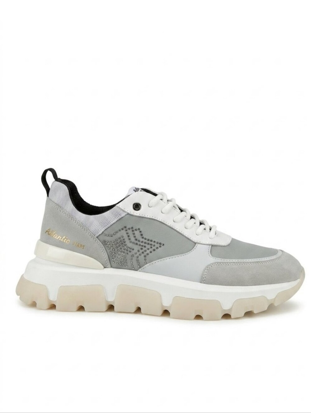 Atlantic Stars Ava Women's Grey & Light Blue Chunky Sneaker size 38